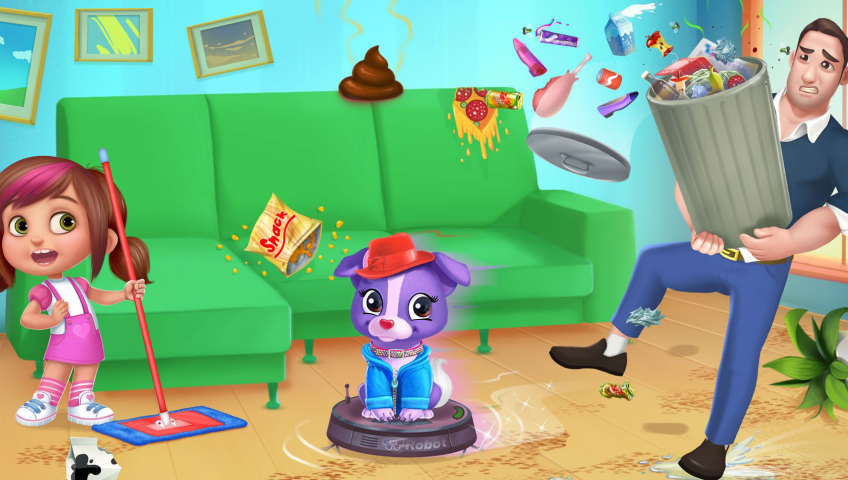 ТОП 12 игр на Android, которые познакомят Ваших деток с уборкой